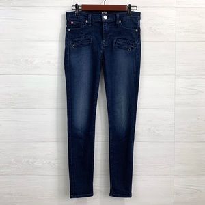 Hudson Roe Midrise Ankle Super Skinny Jeans *FLAW